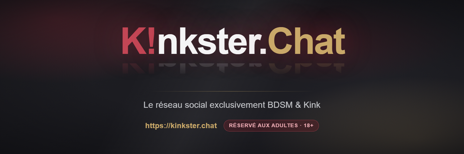 Bannière horizontale K!nkster.Chat